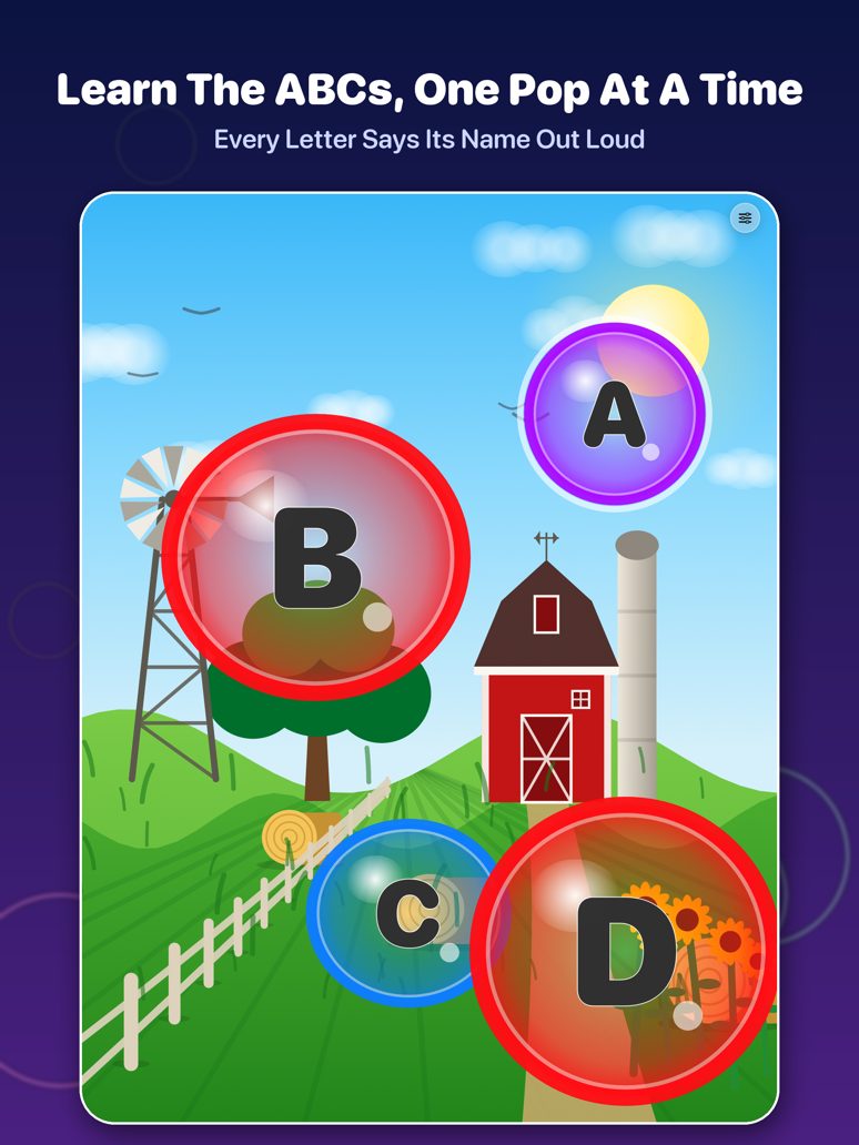 Toddler Alphabet Game On iPad
