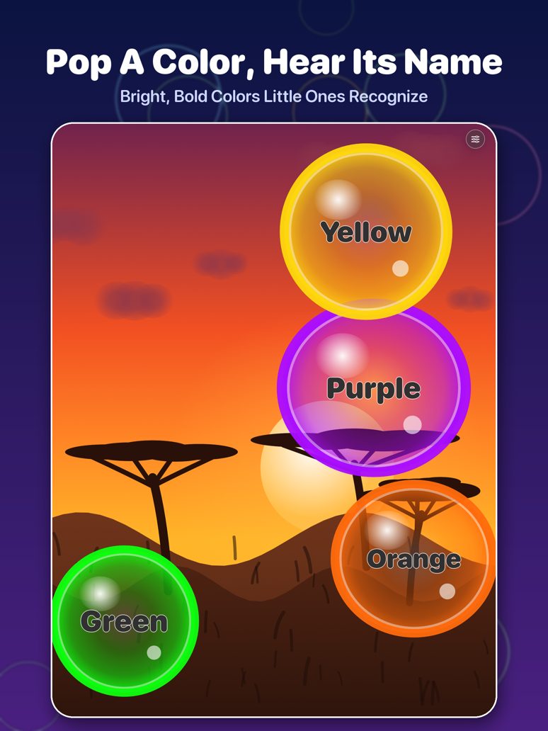 Toddler Colors Game On iPad
