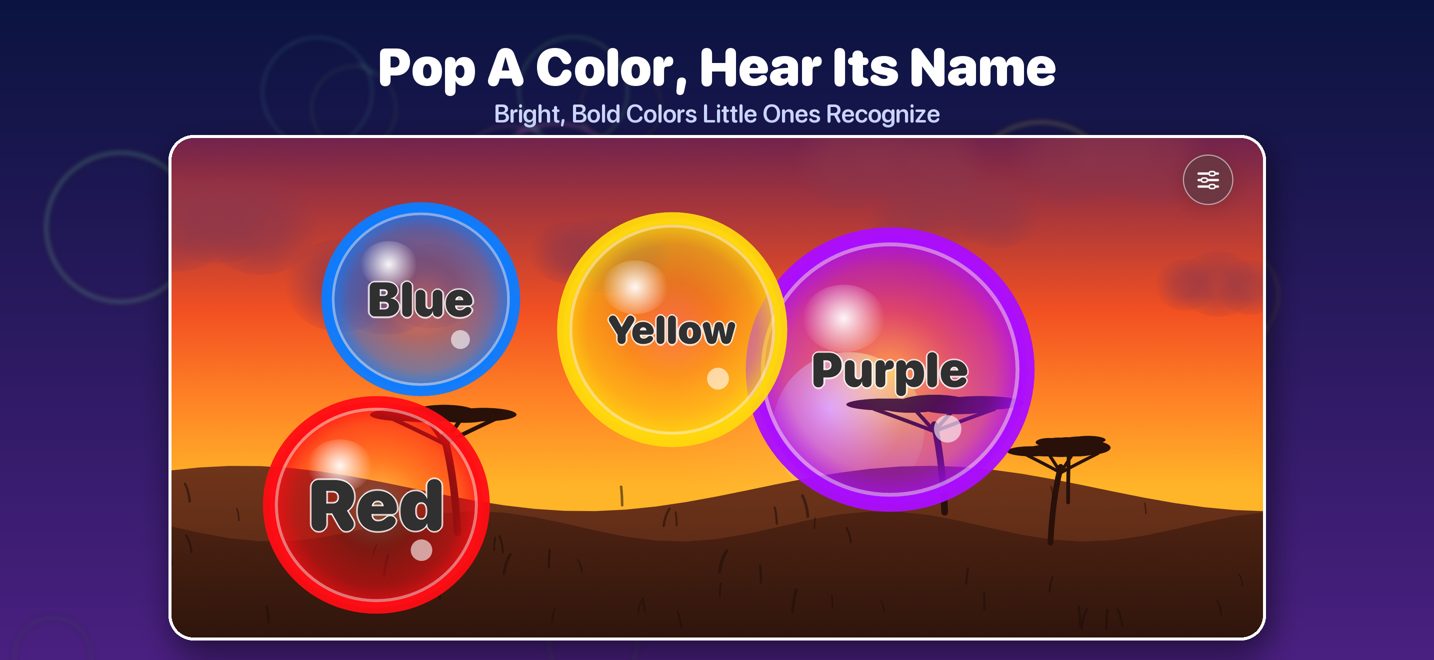 Colors Game For Toddlers — Pop A Color, Hear Its Name